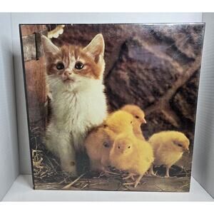 Vtg Puzzle 1977 Beatrice d'Este Editions ARTI GRAFICHE RICORDI Kitten and Chicks